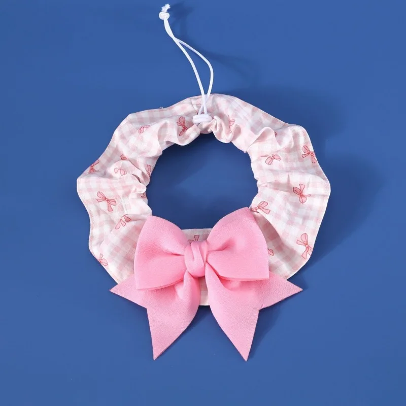 Pet Dog and Cat Bandana Bib Scarf Bow Tie Collar Accessories for Large Dogs Golden Retriever Border Collie view 5