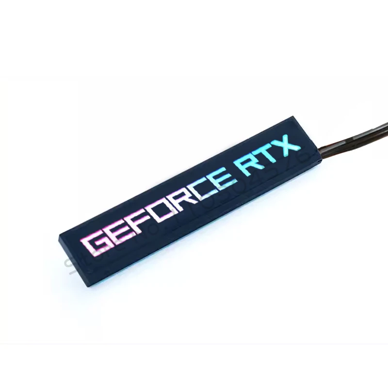 Case del computer GPU Pannello laterale RGB RTX Scheda grafica AMD VGA Lightboard Piastra posteriore 5V 3Pin ARGB M/B AURA SYNC