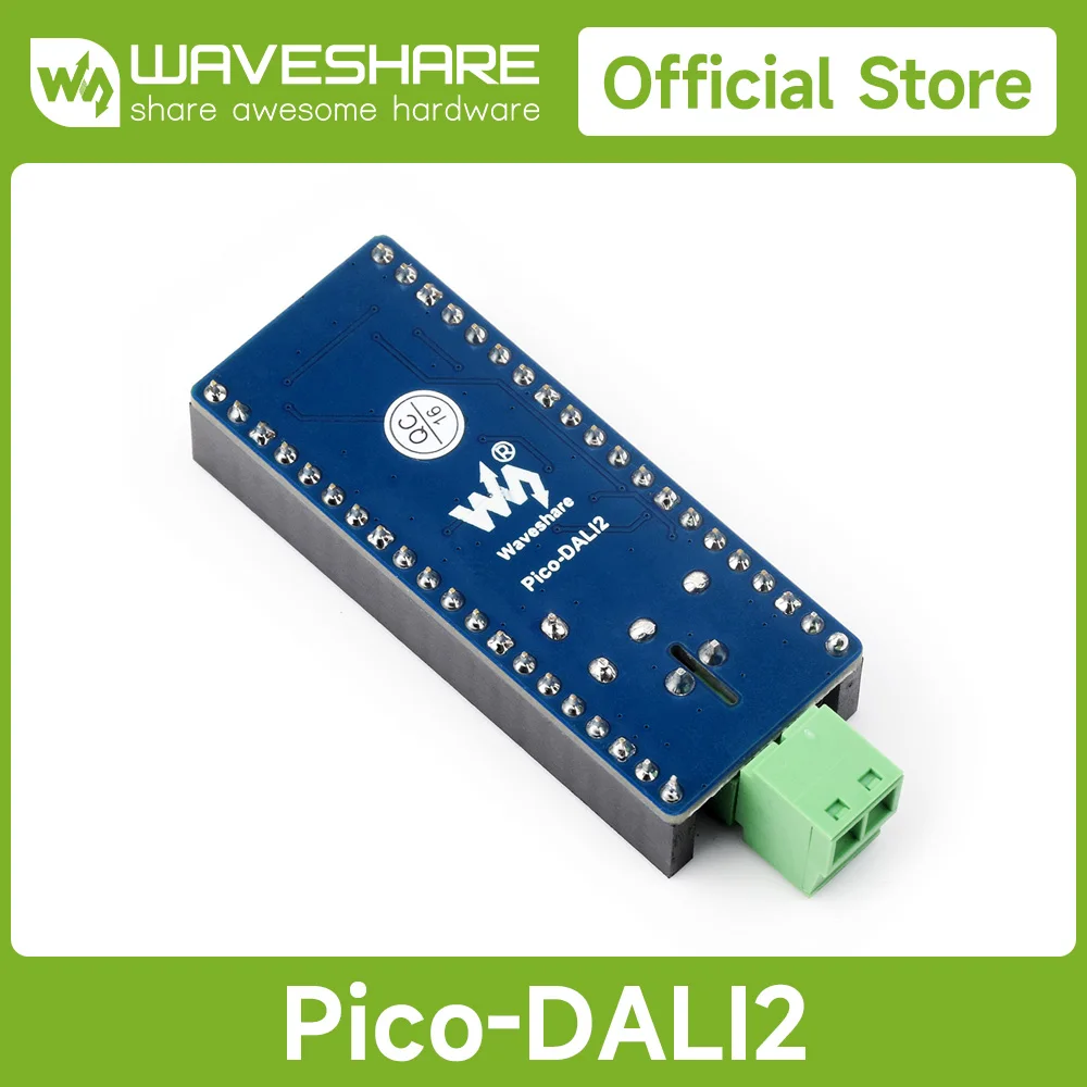 Waveshare DALI2 expansion Module for ESP32-Pico series boards, Supports DALI Communication for Customized
