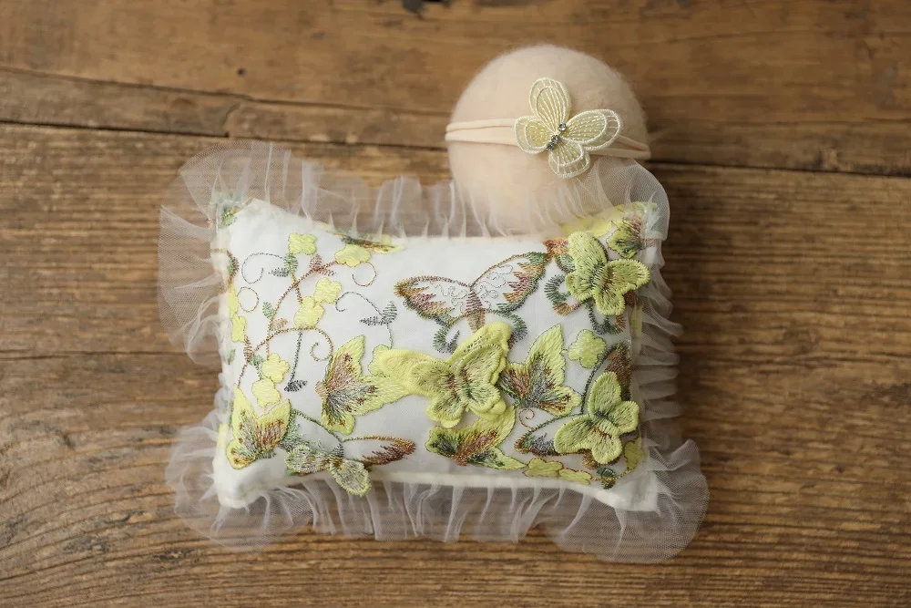 Newborn Photography Props Baby Girl Photography Props Headband Pillow Cushion Baby Photo Shoot Studio Accessories