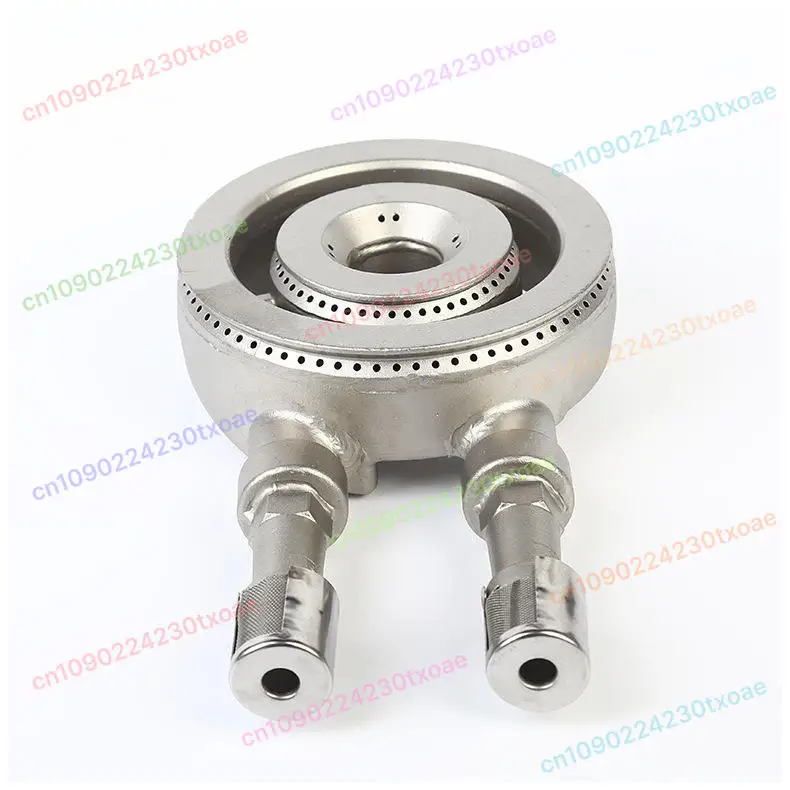 

High Power Stainless Steel Camping Gas Stove Cast Iron Burner Head Portable for Outdoor BBQ Hiking Picnic