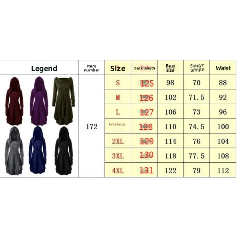 Medieval Viking Women's Cosplay Performance Costume Set Dress + Accessories Prop