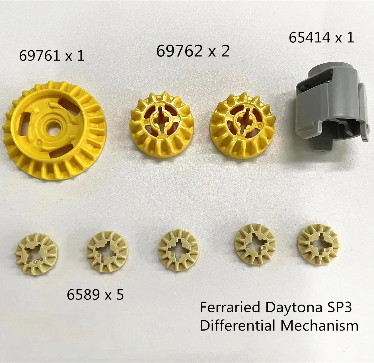 1 Ensemble de décennie s de Construction, Équipement 65414 69761 6589 69762 Ferrari DayRequiéventuelles 3 ou.com, Mécanisme GBC, Jouet pour Module Haut MOC