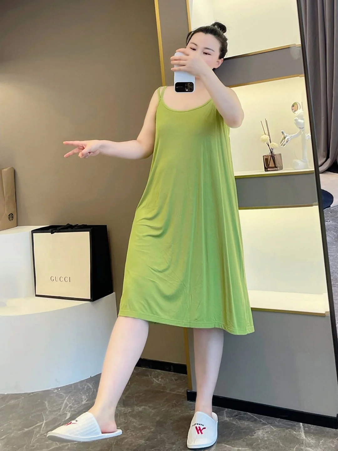 

plus Size Sexy Backless Cross Strap Sleep Dress Casual Loose Sleeveless Home Clothes Women's Dress Thin Summer Home Clothes