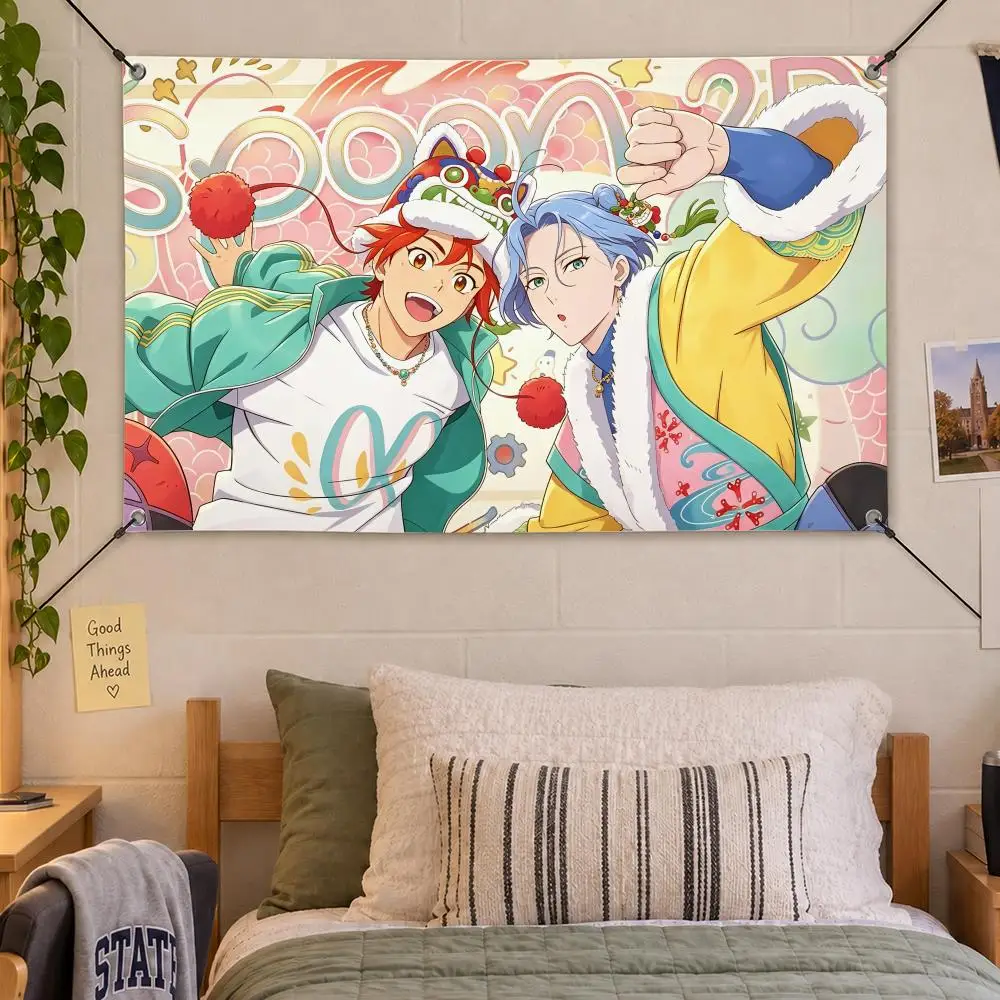 Anime SK8 the Infinity Flags Decorative Flag Banner Indoor Bedroom Dorm Gaming Room Wall Party Club Decor Fan Gift
