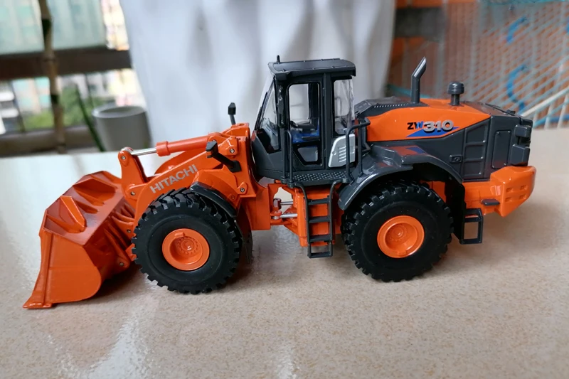 Collectible Diecast Toy Model 1:50 Scale Hitachi ZW310-6 Wheel Loader Vehicles Engineering Machinery Alloy Model Toy Decoration