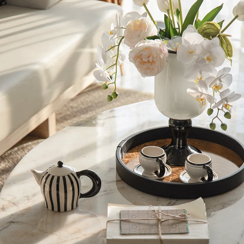 Modern Tools Coffee Cup Set Nordic Style Container Ceramic Coffee Cup Set Espresso Cup And Saucer Table Basse Cafe Accessories