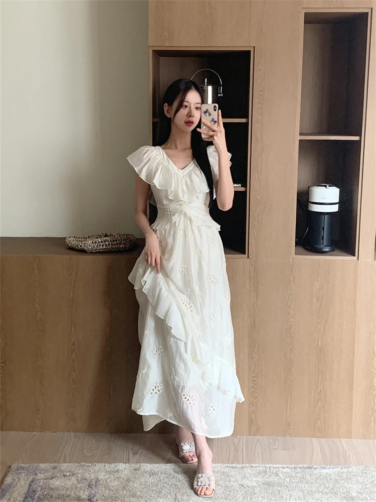 Vestidos Para Mujer Summer Dress Long Dresses For Women Vintage Dresses De Mujer Elegantes Vestido Feminino Traf Official Store