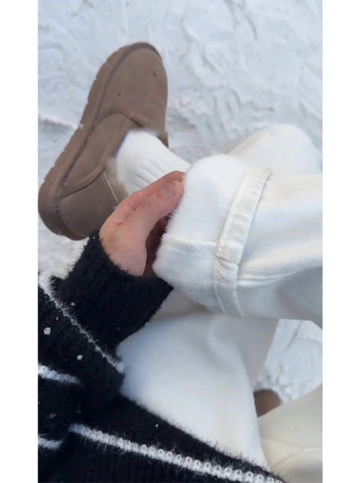 

Мужские зимние утепленные джинсы Cleanfit с флисовой подкладкой, прямые, зауженные, в стиле High Street