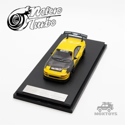 Micro Turbo 1:64 SW20 Revision 4 MR2 Hong Kong Exclusive black yellow Diecast Model Car