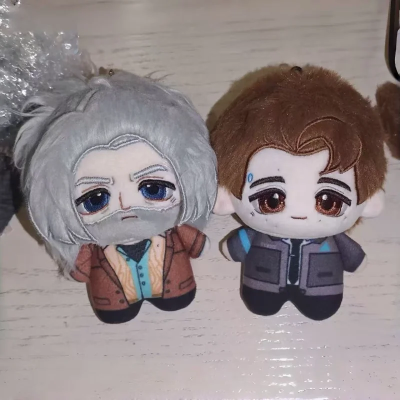 Detroit:Become Human Hank Anderson RK800 10cm Anime Figures Plush Cosplay Dress Up Cotton Doll Toys for Kid Birthday Festival