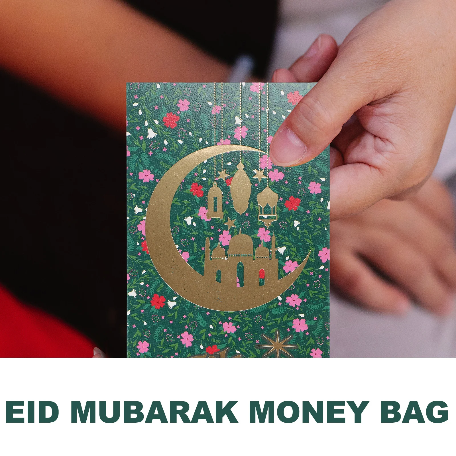 

18 Pcs Party Red Envelopes Eid Paper Bags Celebrations Mubarak Holders Treat