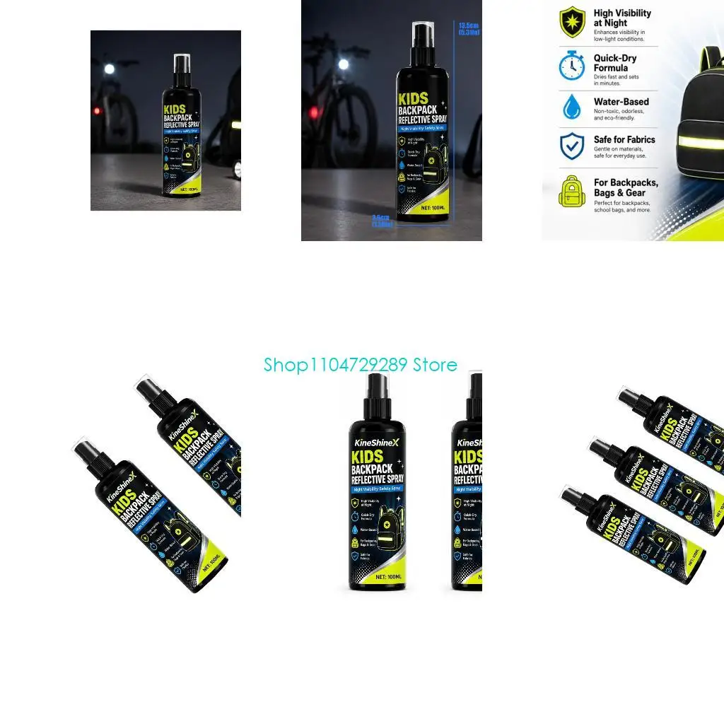D8KE Pump-Applied Reflective Coating for Bags, Backpacks, and Other Gear  100ml