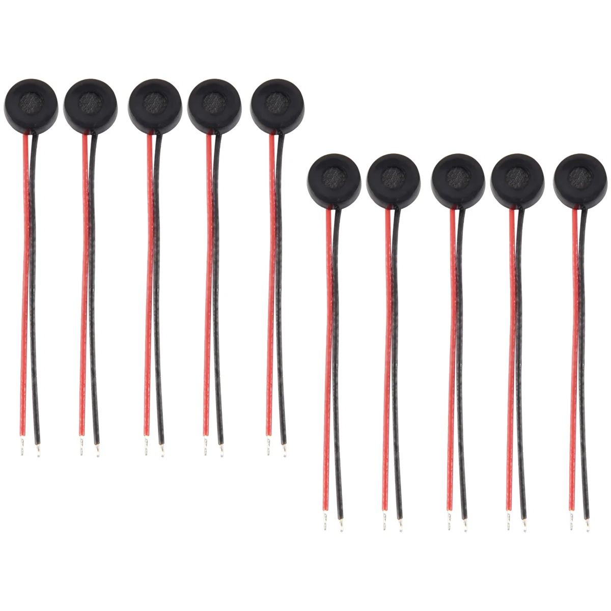 10pcs microfone condensador de eletreto 4mm x 2mm para telefone PC MP3 MP4