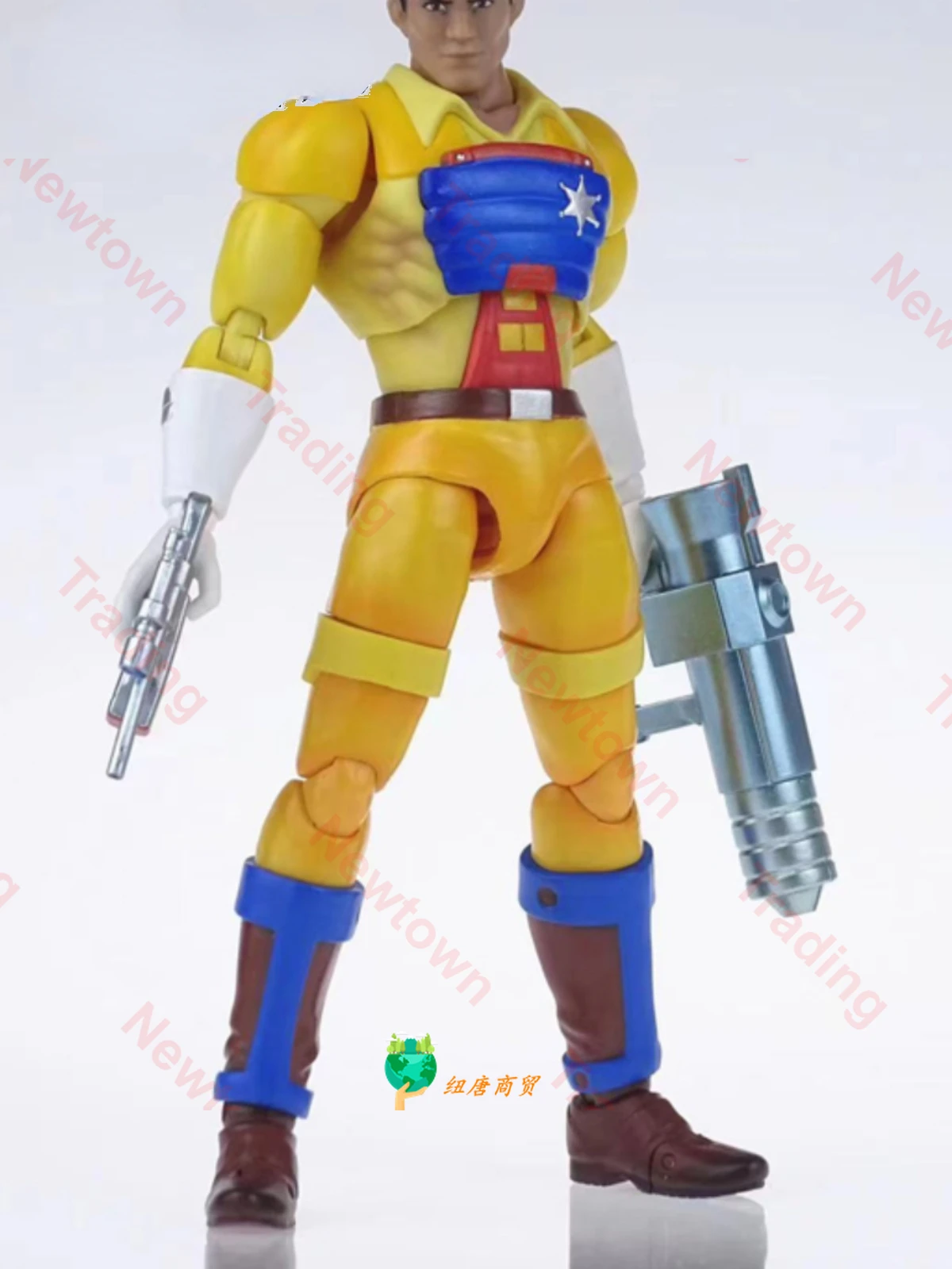 In Stock KUN Monkey King GT Star Sheriff BraveStarr Bravestar 1/12 Movable Figure Bear's Power Movable Figure