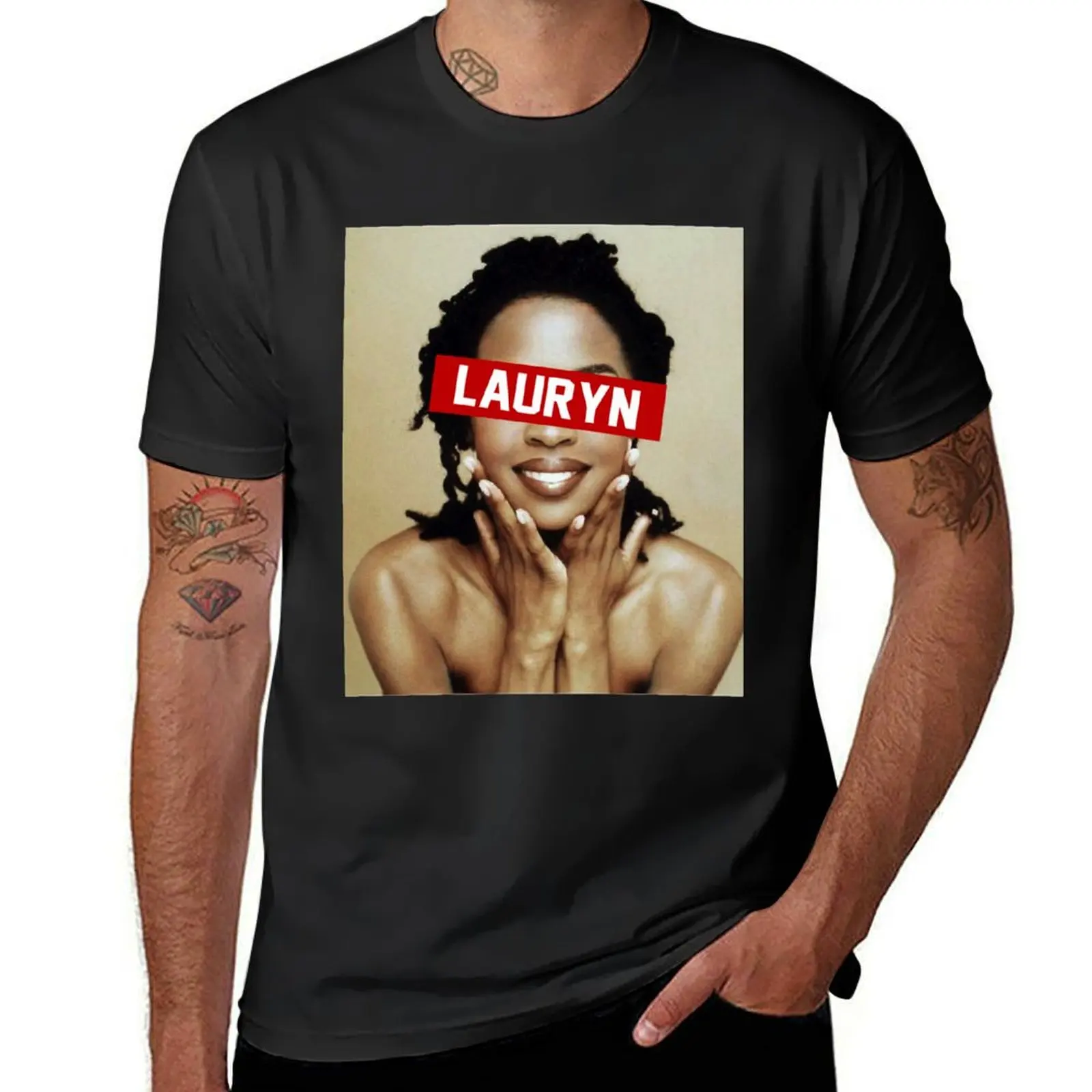 The Famous Lauryn Hill Singer T-Shirt tees Short sleeve tee men clothing