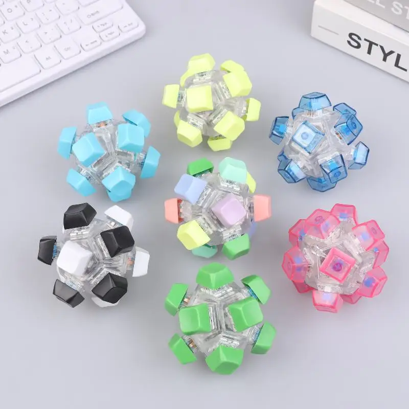 Lichtgevende toetsenbordtestschakelaar Drukverlagende pers 12-toetsen Toetsenbordas Tester Druk op Stress Fidget-speelgoed