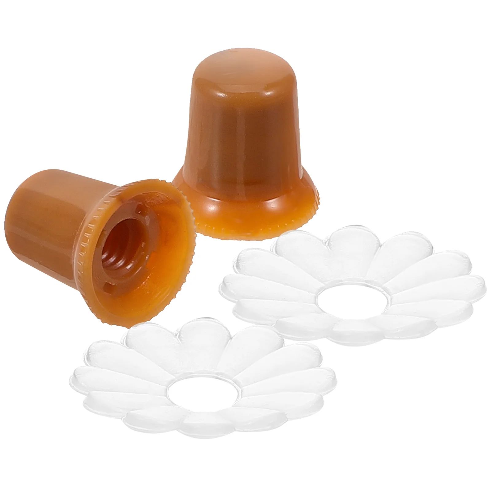 

2 Sets Umbrella Hat Repair Parts Plastic Cover Accessories Replacement Tops Protector Kit Portable Umbrella Tips Cap Fixing