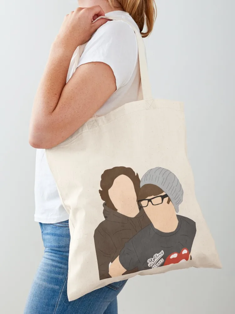 

Larry hanging on each other Tote Bag Canvas shoulder bag Women's shopping bag the tote female