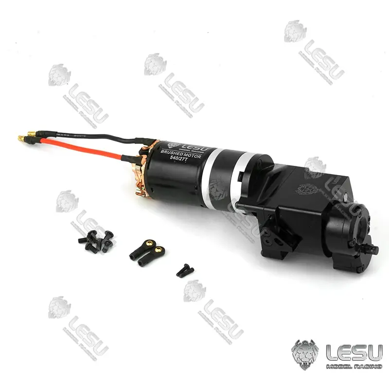 

2Spped LESU GearBox Transmission With 27T Motor 1/5 Planetary Reducer For RC 1/14 TAMIYAYA Tractor Truck Car Model TH16717-SMT10