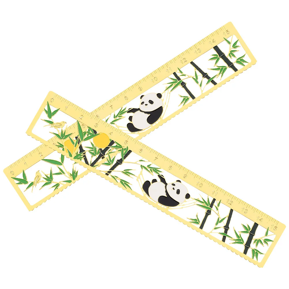 2 قطعة الإشارات المرجعية المعدنية المرجعية حاكم مستقيم مقياس الزخرفية لقراءة الكتب صفحة علامة هدية للقراء النساء الرجال #1