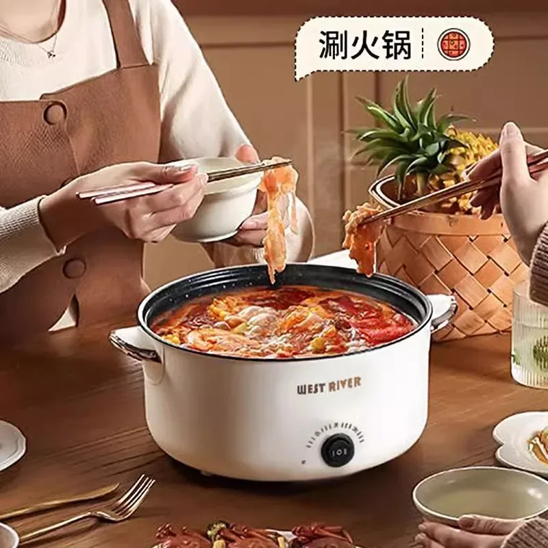 وعاء تسخين كهربائي ألماني أوتوماتيكي 220 فولت، طباخ متعدد غير لاصق، تبخير، قلي، طهي BDW