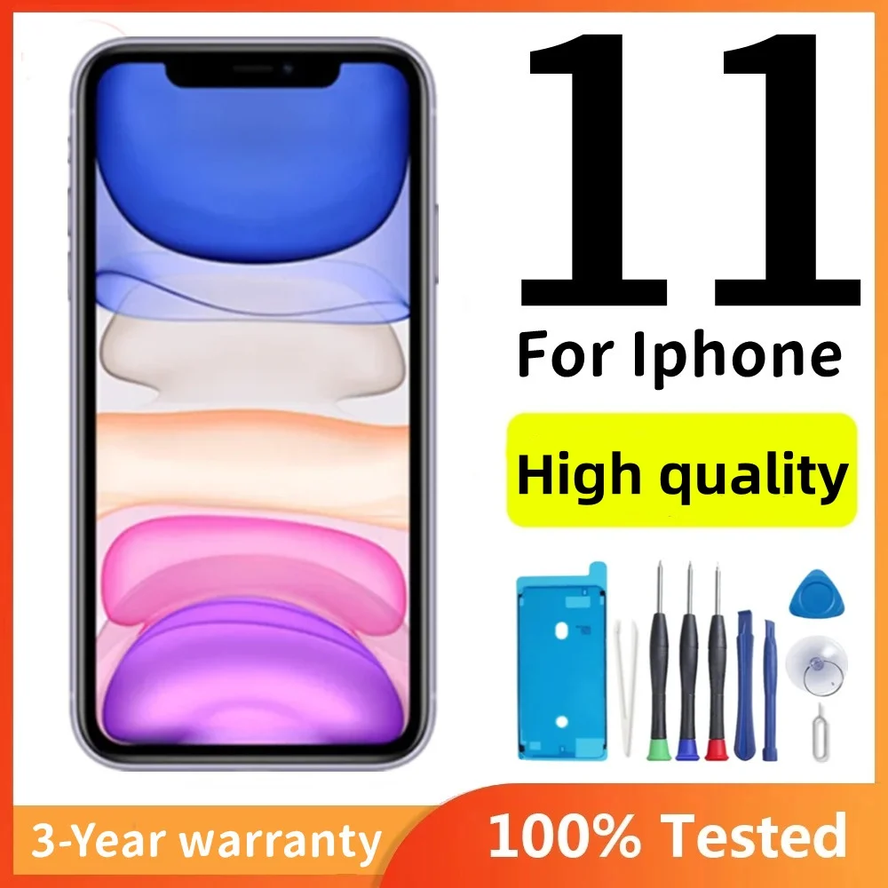 

RLZCXZ OLED Screen for iPhone 11, Oled Display with 3D True Tone, Replace No Dead Pixel, iPhone 11