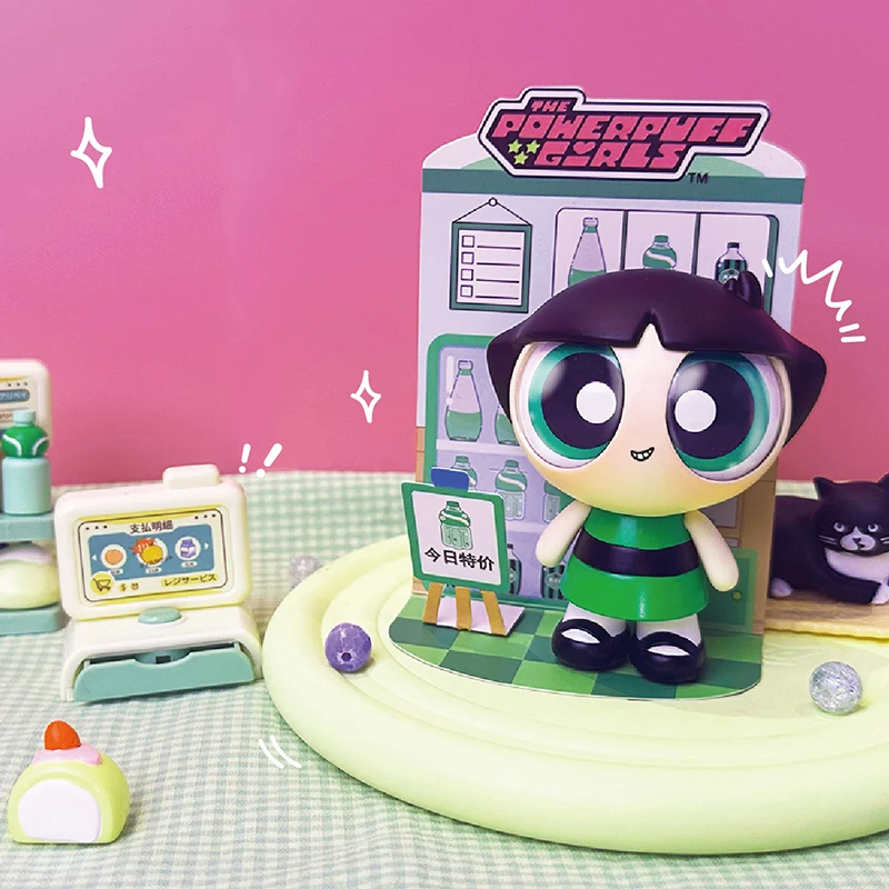 Toptoy Powerpuff الفتيات فسيفساء اللبنات صندوق أعمى أنيمي العصرية تحصيل لعبة لطيف فتاة موضوع هدية تخرج مفاجأة #3