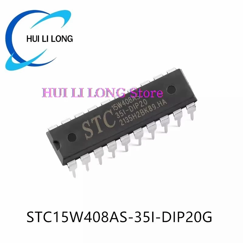 1/5/10 PCS STC15W408AS STC15W408AS-35I DIP20G STC 15W408AS DIP-20 1T 8051 Mikrocontroller MCU IC Controller Chip Neue Original