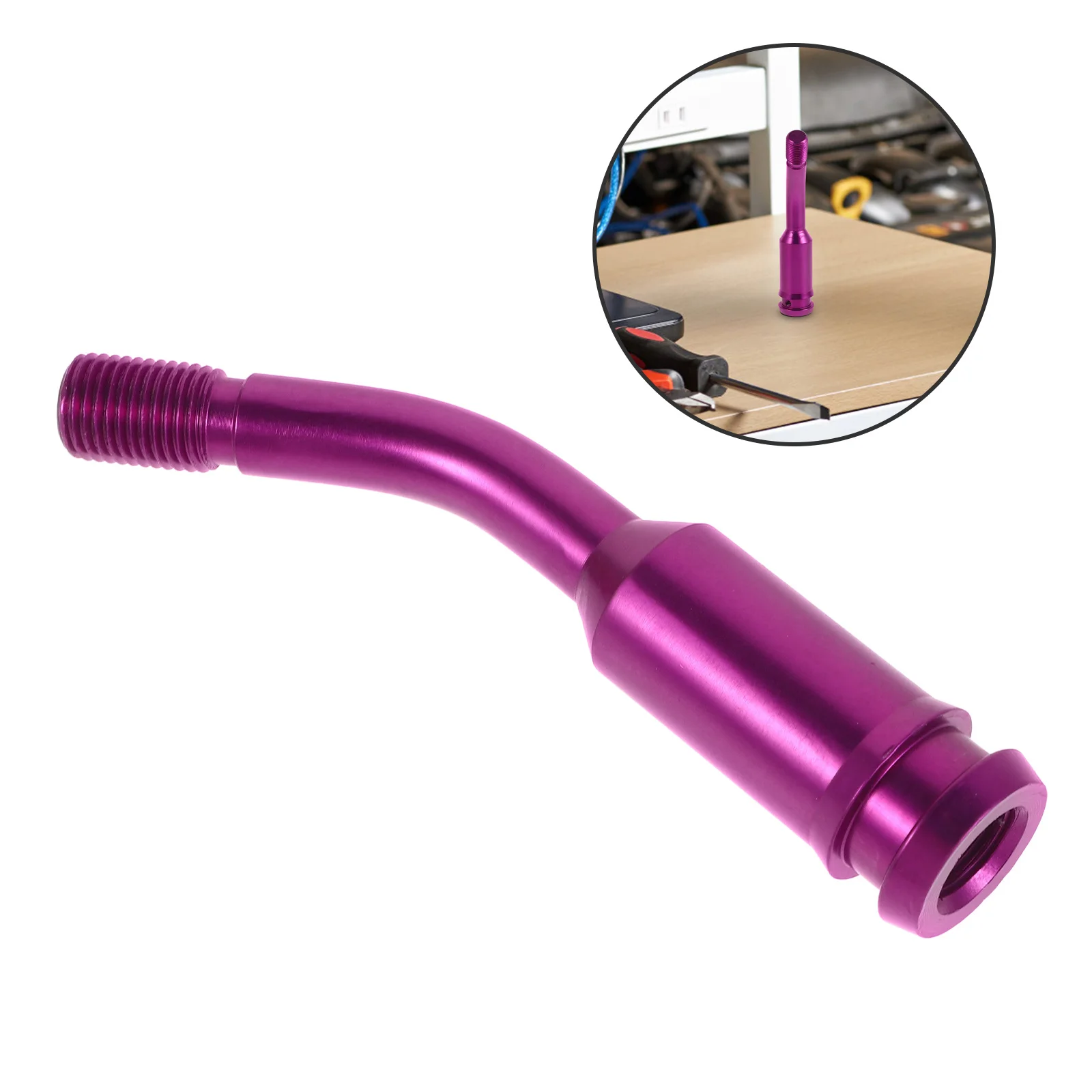 

Adjustable Gear Shift Extension Rod Metal Shifter Lever For Car Smooth Gear Changing High Compatibility Auto