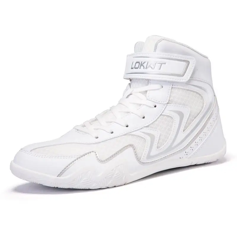 Original Brand Wrestling Shoes Unisex Breathable Athletic Shoes Men Women High Top Boxing Shoes Hard-Wearing Fighting Shoe