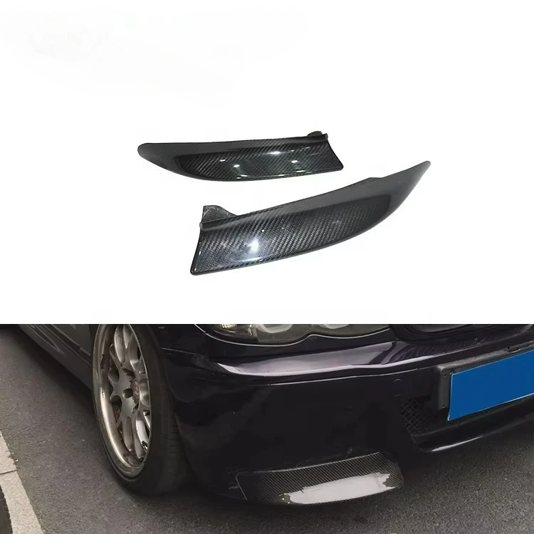

Complete Dry Carbon Fiber Front Bumper Splitters for 3 Series E46 M3