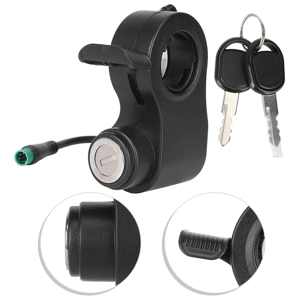 5pin Scooter Electric Door Lock For Kukirin G2Pro/ G2 Max Electric Scooter Accelerator Electric Door Lock