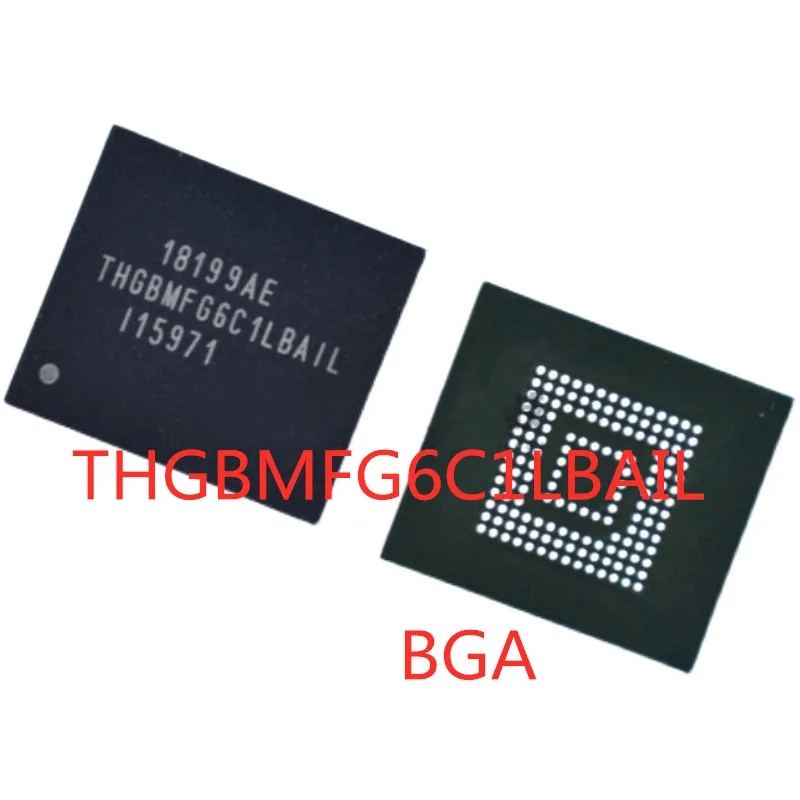 

5PCS/LOT 100% Quality THGBMFG6C1LBAIL FBGA-153 8GB memory IC chip EMMC In Stock New Original