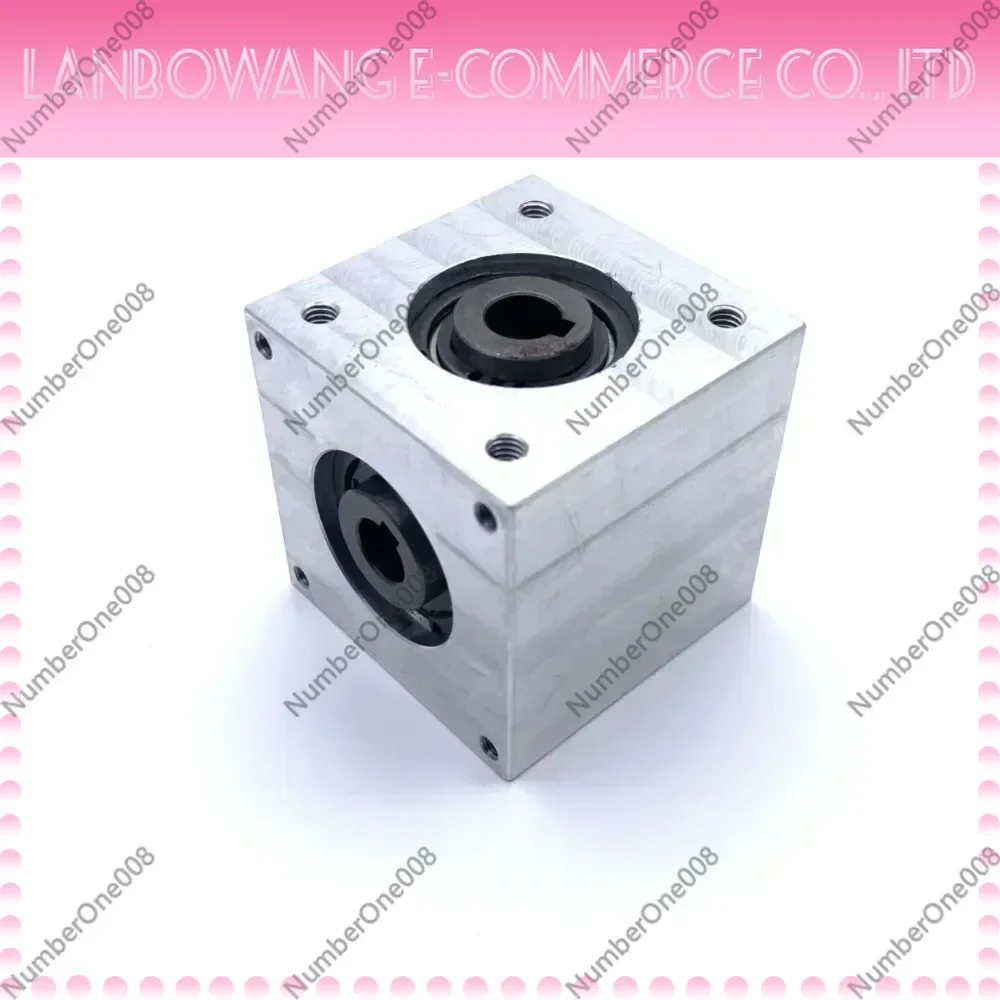1:1 Right Angle Bevel Gear Reducer with Shaft Keyway/Hexagonal Hole