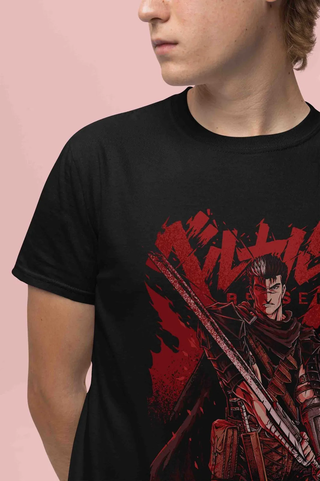 Berserk Shirt Guts Tshirt Casca T-Shirt Griffith Top Warrior Anime Unisex Tee