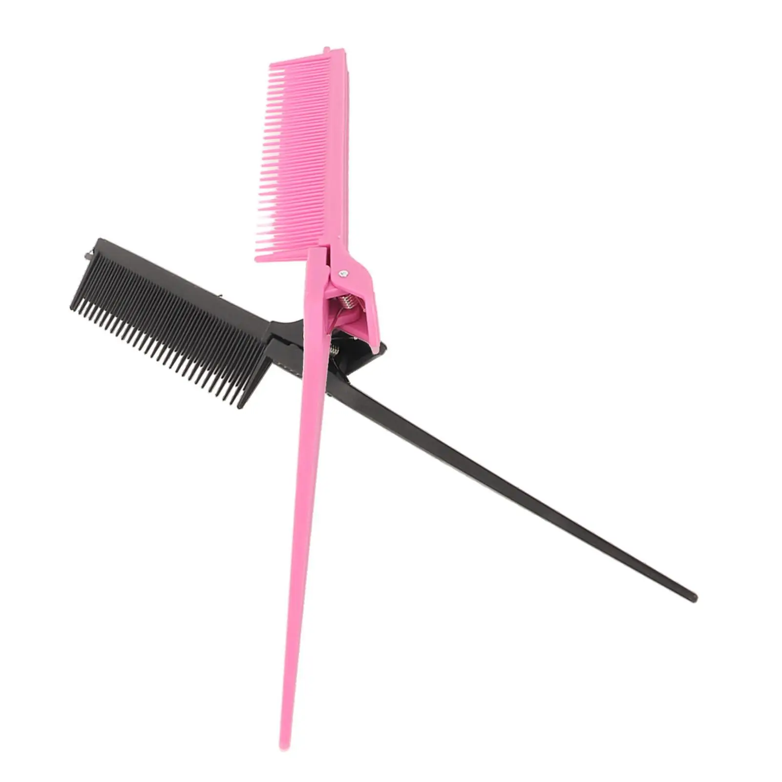 Versatile Tail Teasing Clip Comb - Easy Storage, Firm Clamp - Safe ABS - for hair Salon Essential