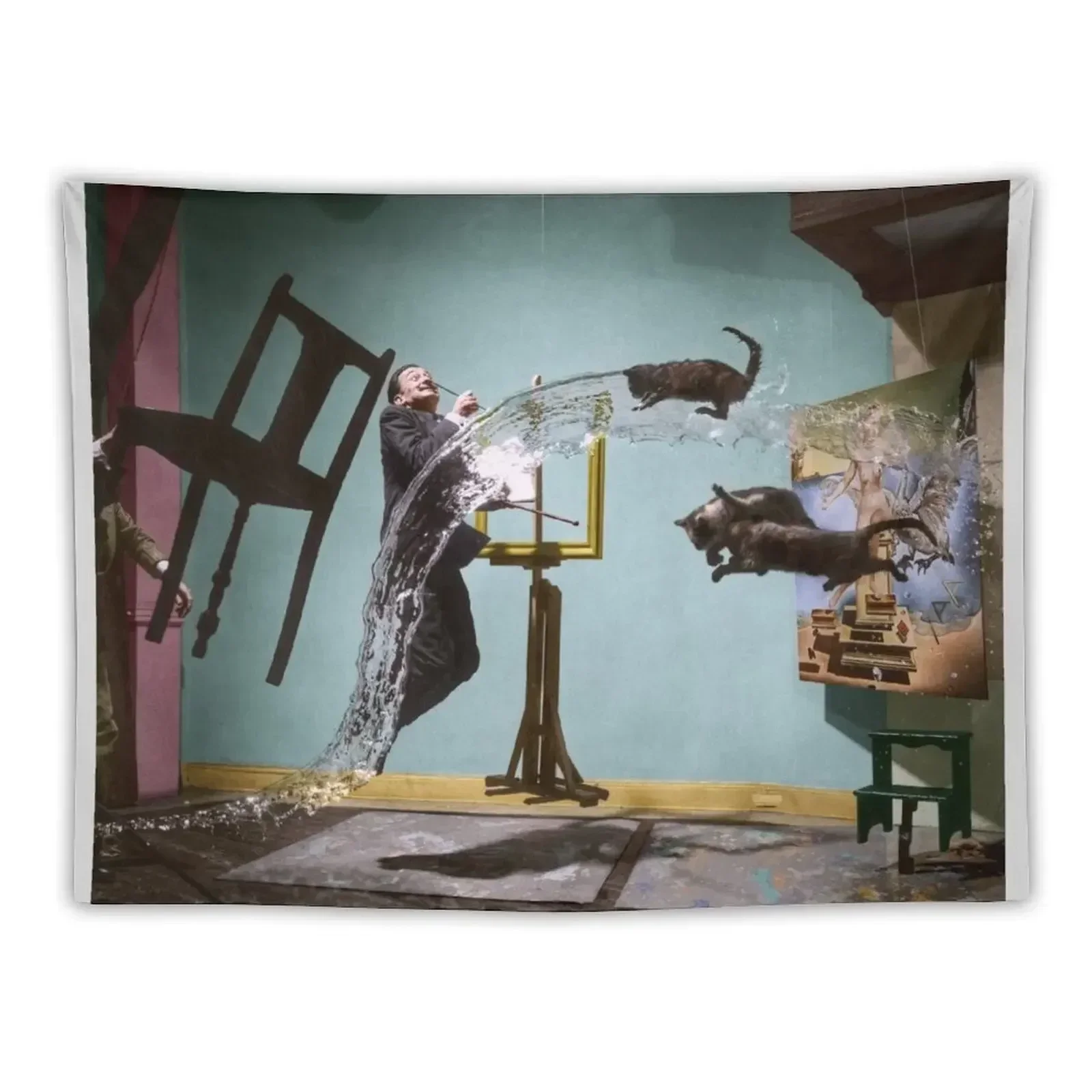 

Flying Cats. Tapestry Wall Art Wall Hanging Wall Room Decor For Girls Tapestry