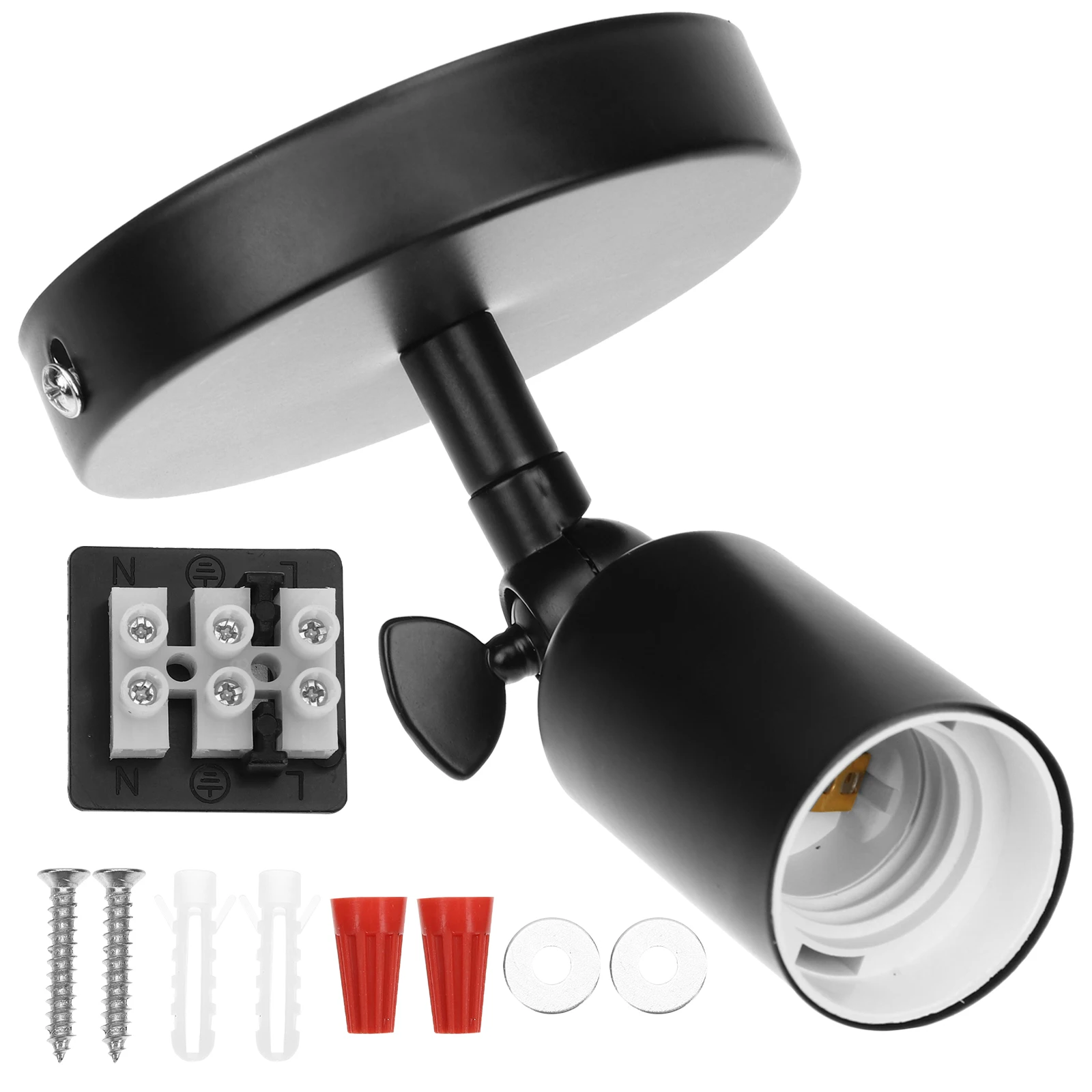 

Wall Lamp Bedside Reading Light Iron Vintage Bedroom Living Room Kitchen Hallway Stairs Easy Install Decorative Lights