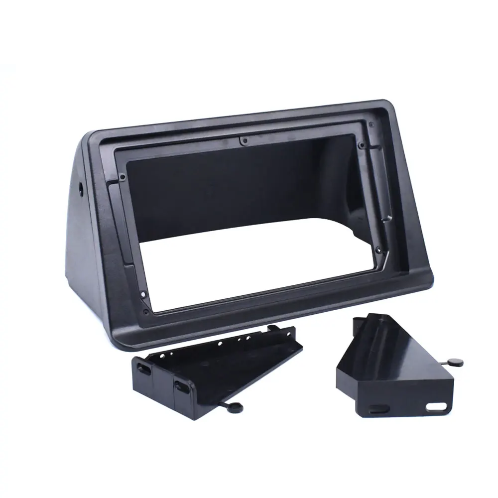 2 Din 9 inch Car Radio Fascia for Mitsubishi Pajero Montero V31 Cheetah Kingbox Stereo Frame Plate Adapter Navigation Panel