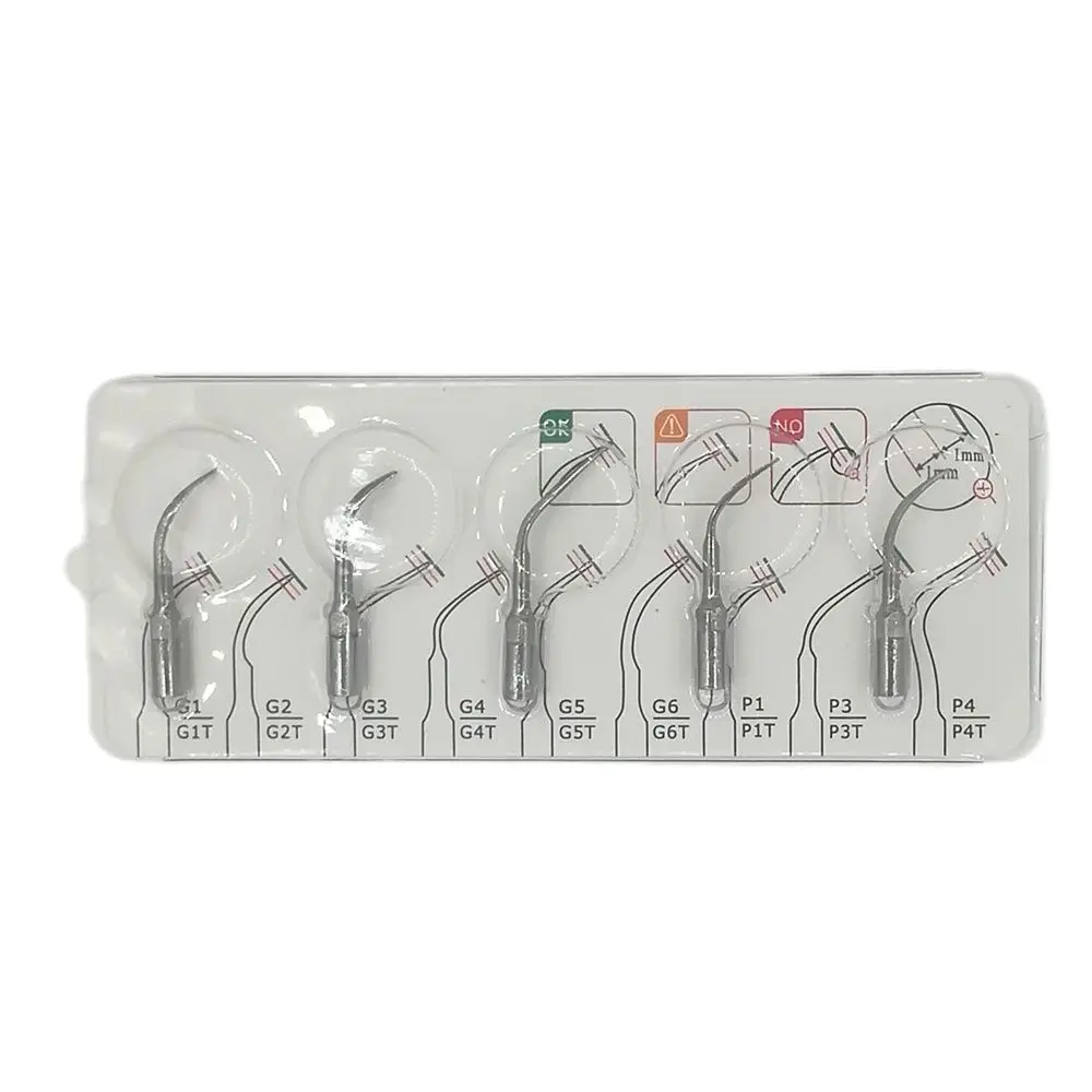 

5PCS P1 Ultrasonic Scaler Compatible Woodpecker Scaling Perio Tips Endo Perio Tip