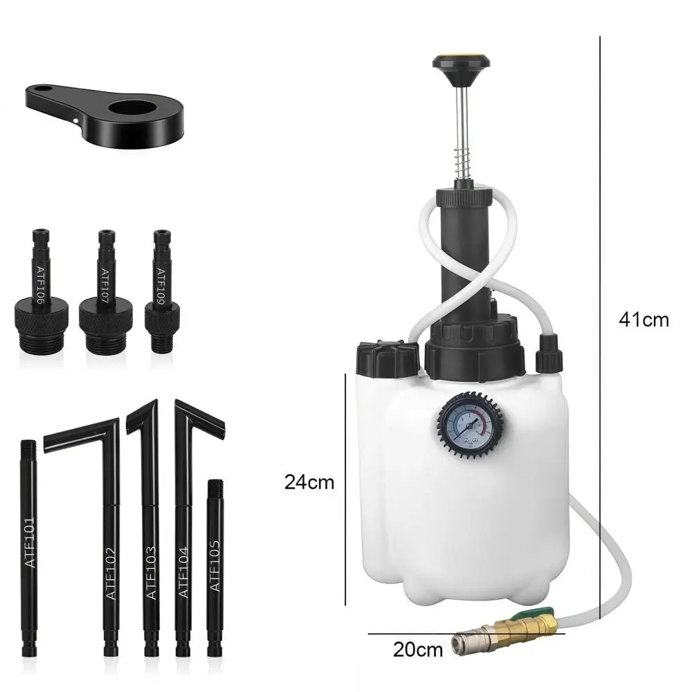 Met adapters 3L handgeschakelde vloeistofpomp drukpompen tijd besparen versnellingsbak olie vullen vulgereedschap professioneel