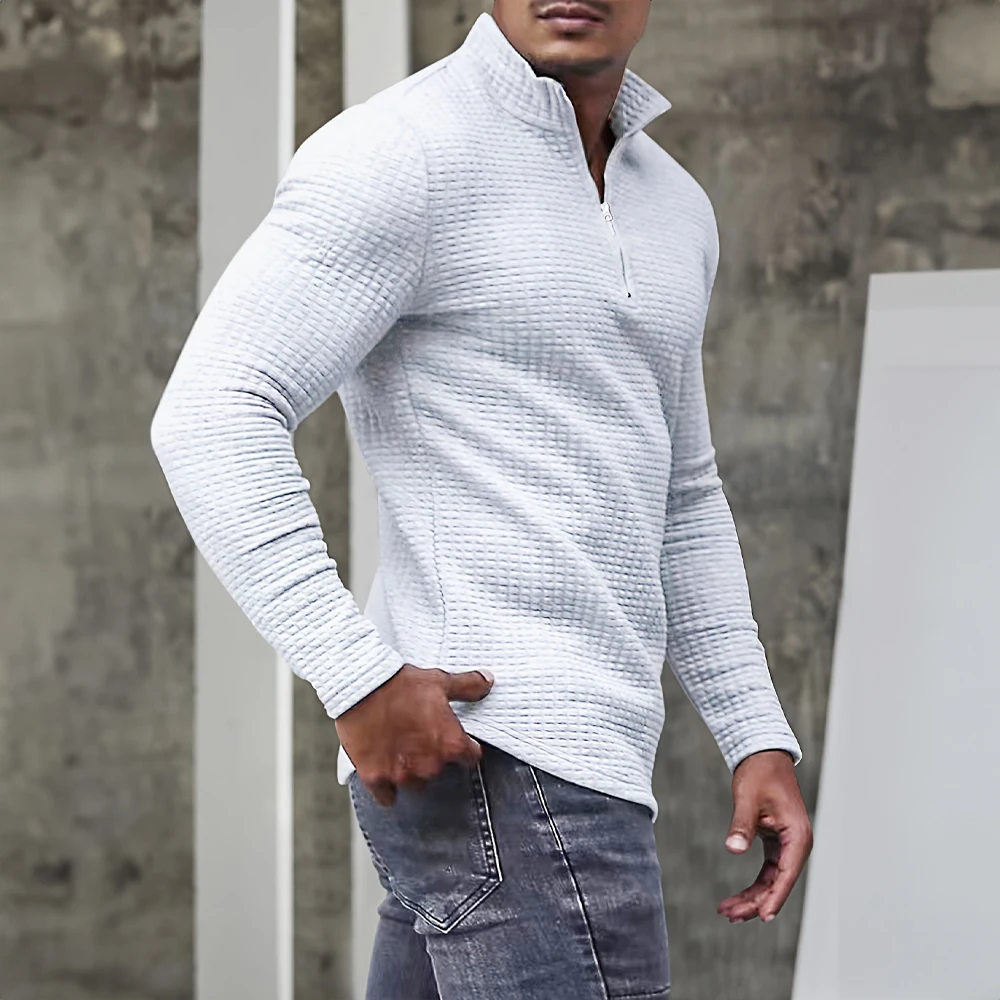 Men's T-shirt Men's Sports and Leisure Fashion Long-sleeved T-shirt Top Slim Training Fitness Plus Size Men's Clothing M-3XXXL