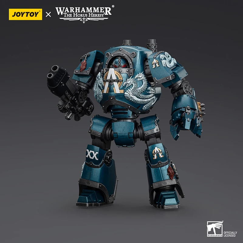 

2025 Joytoy Toys Dark Source Warhammer Horus Chaos Alpha Equipment Gravity Plasma Cannon Defiant Fearless Mecha Collection Gifts
