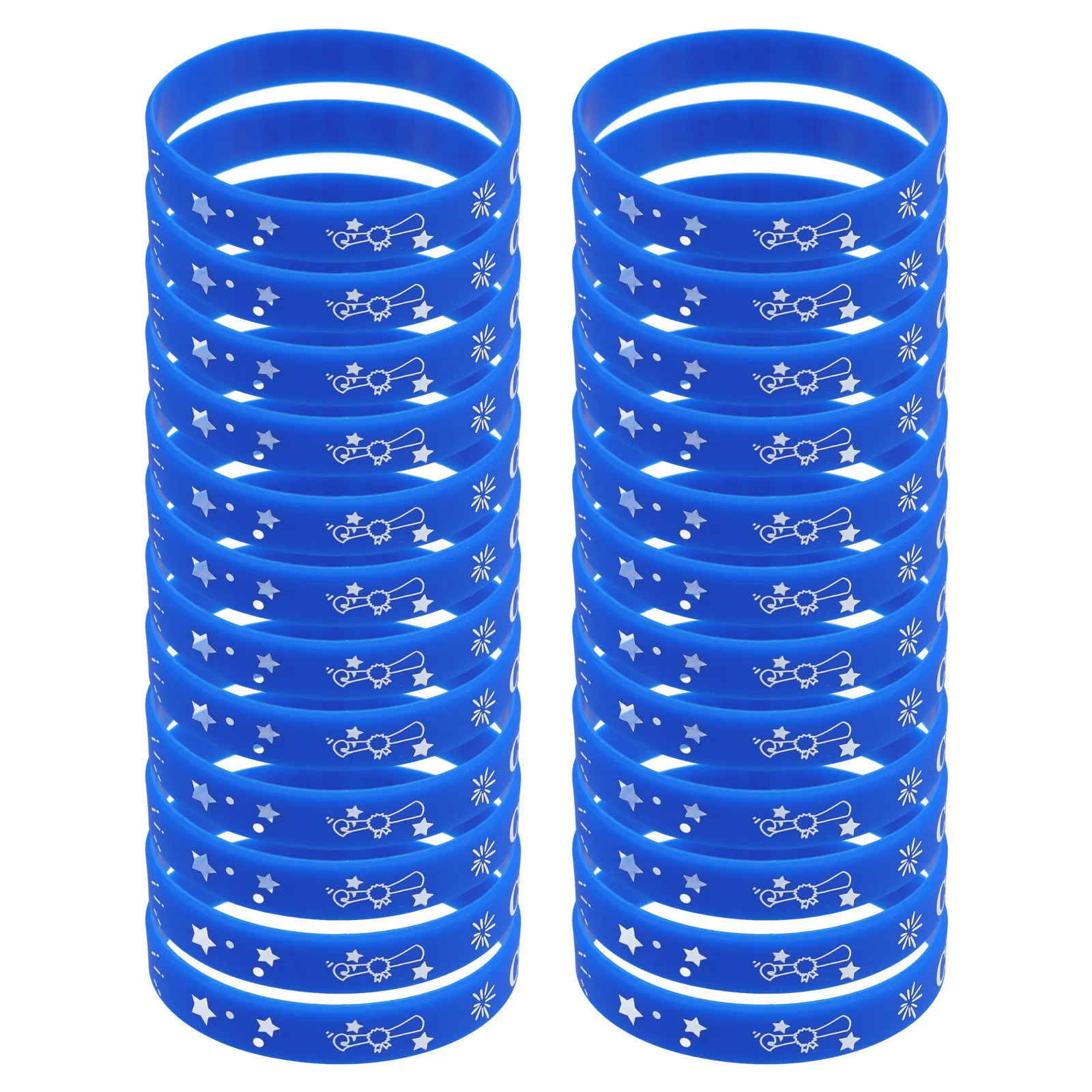 

24Pcs Silicone Bracelets Class of 2025 Graduation Wristbands High School Grad Bracelets Graduation Party Favors 2025 Supplies