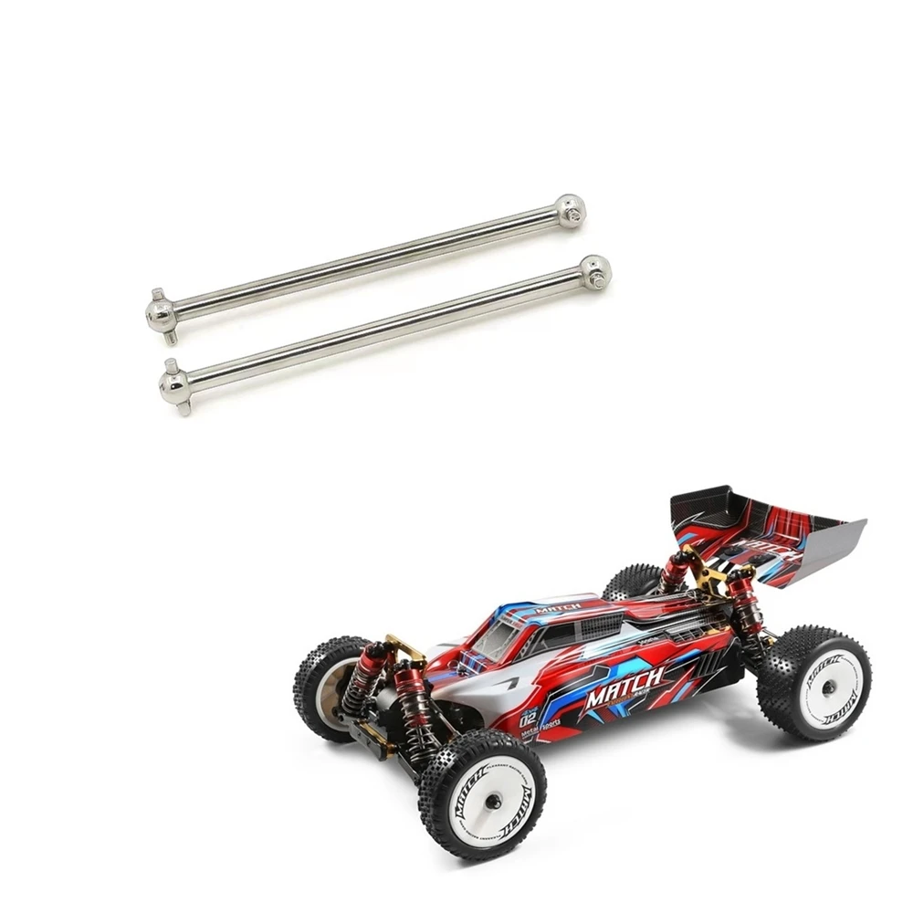 Metal Dog Bone Drive Shaft, Wltoys 104001, 1:10 RC Car, Atualizações de Peças, Acessórios, 4Pcs