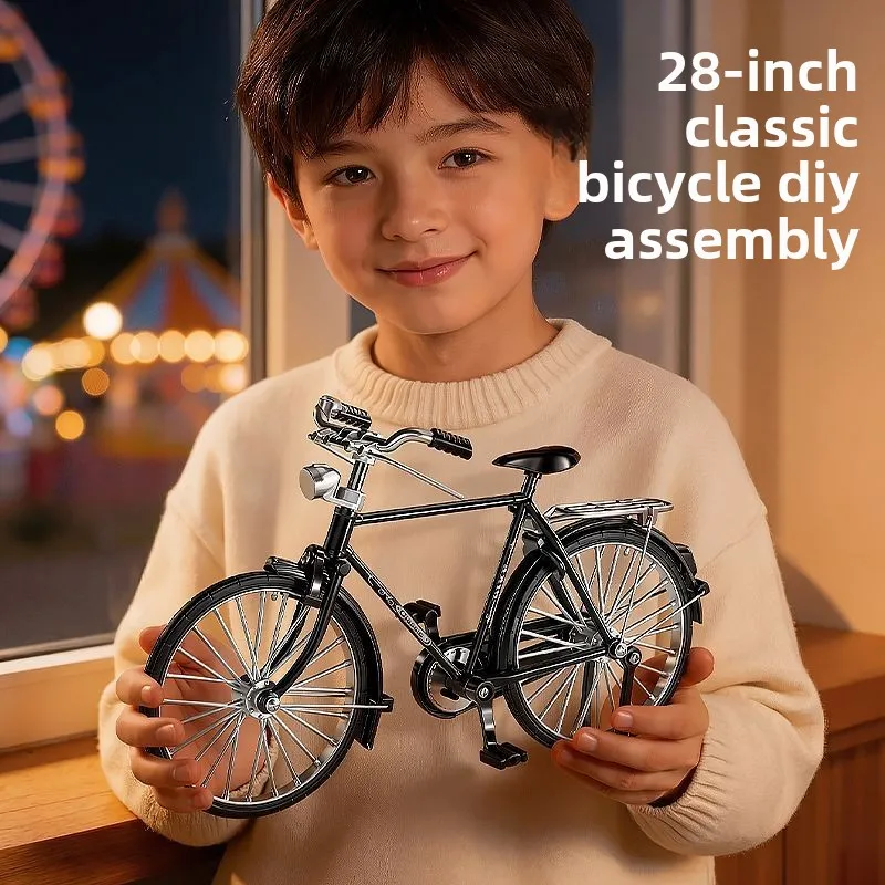 Retro Nostalgic Bicycle Model Living Room Porch Soft Decoration with Creative Exquisite Home Accessories Ornaments Gifts！