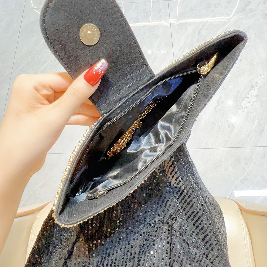 Full Version Rhinestone Bow Shape Small Phone Bag Sparkling Chain Hasp Bag Women's Hand-Held Crossbody Bag Party Dinner Bags ﻿