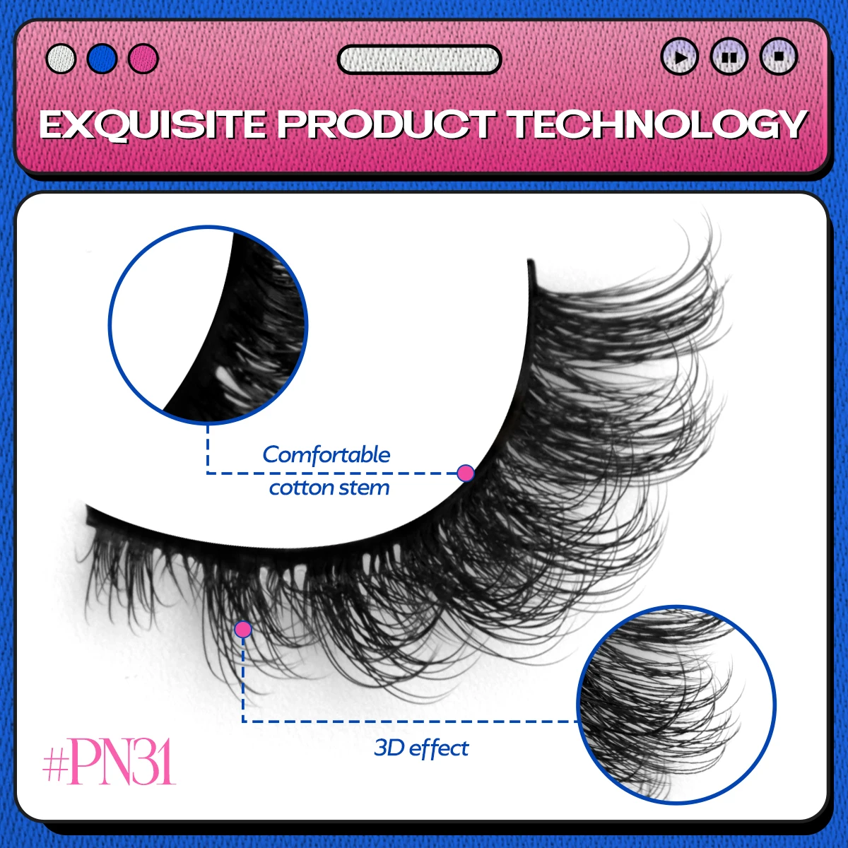 GROINNEYA 10 Pairs Eyelashes Cat Eye Lashes 3D Natural False Fluffy Wispy Natural Cross Eyelash Extension Makeup