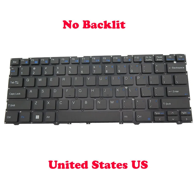 

No Backlit US BR FR GR JP KR SW Keyboard For Gigabyte U4 (11th Gen) U4 UD U4 UD-AX201NGW U4 UD-50AU823SO 70S1823SO RC14 AX201NGW